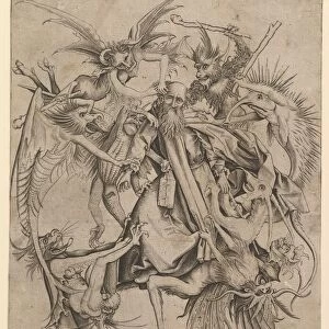 Saint Anthony Tormented by Demons, late 15th century. Creator: Master FVB