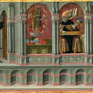 Saint Augustines Vision of Saints Jerome and John the Baptist, 1476