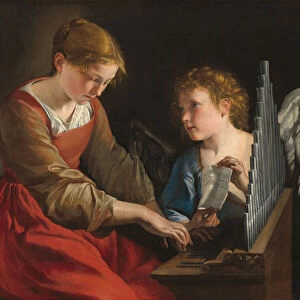 Saint Cecilia and an Angel, c. 1617 / 1618 and c. 1621 / 1627