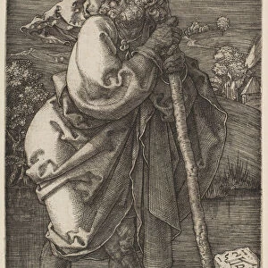 Saint Christopher Facing Left, 1521. Creator: Albrecht Durer