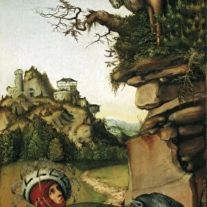 Saint Eustace. Artist: Cranach, Lucas, the Elder (1472-1553)