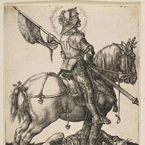 Saint George on Horseback, 1505-8. Creator: Albrecht Durer