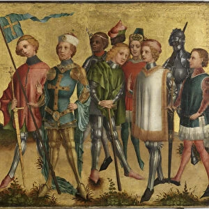 Saint Gereon of Koln with soldiers, ca 1460. Artist: Master of Cologne (active ca 1500)