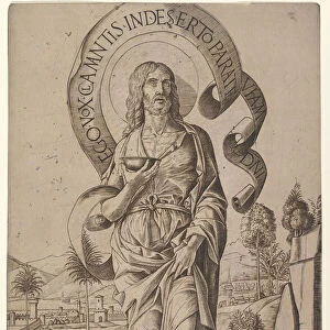 Saint John the Baptist, 1500-1506. Creator: Girolamo Mocetto