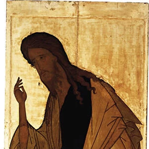 Saint John the Baptist, ca 1408. Artist: Rublev, Andrei (1360 / 70-1430)