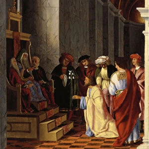 Saint Joseph before the High priest. Artist: Lotto, Lorenzo (1480-1556)