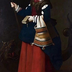 Saint Margaret, 1630-1634. Artist: Zurbaran, Francisco, de (1598-1664)
