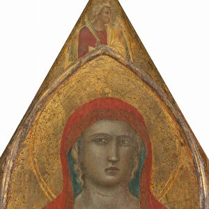 Saint Mary Magdalene, with an Angel [left panel], probably 1340