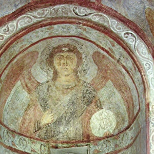 Saint Michael the Archangel. Artist: Ancient Russian frescos