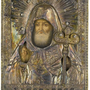 Saint Mitrofan of Voronezh, 1835. Artist: Borodulin, Michail Vasilyevich (?-1859)