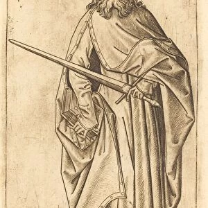 Saint Paul (?) or Saint Matthew (?), c. 1470 / 1480. Creator: Israhel van Meckenem