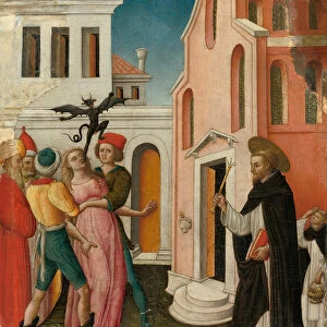 Saint Peter Martyr Exorcizing a Woman Possessed by a Devil, 1445 / 55
