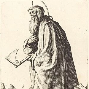 Saint Thaddeus, published 1631. Creator: Jacques Callot
