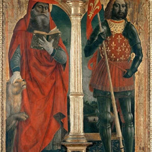 Saints Jerome and Alexander. Polyptych from the Santa Maria delle Grazie, 1500-1505