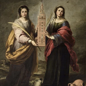 Saints Justa and Rufina, ca 1666. Creator: Murillo, Bartolome Esteban (1617-1682)