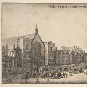 Sala Regalis cum Curia West-monastery, vulgo Westminster haal (Westminster Hall)