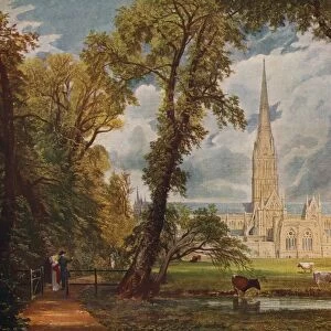Salisbury Cathedral, 1823, (c1915). Artist: John Constable