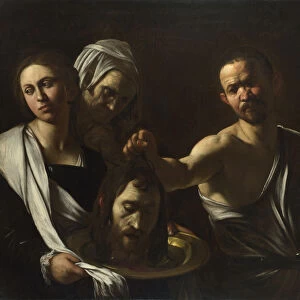 Salome receives the Head of John the Baptist, c. 1608-1610. Artist: Caravaggio, Michelangelo (1571-1610)