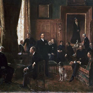 The Salon of the Countess Potocka, 1887. Artist: Jean Beraud