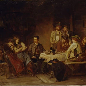 The salon Tyrolean, c1882