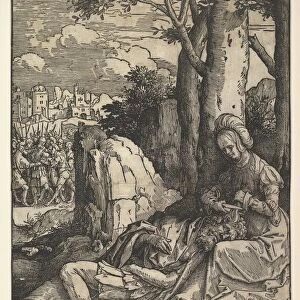 Samson and Delilah, ca. 1514. Creator: Lucas van Leyden