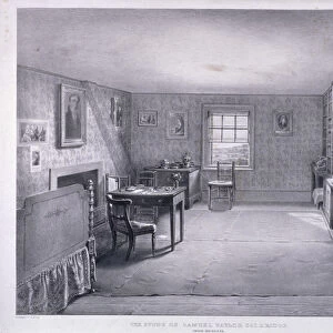 Samuel Taylor Coleridges study in Highgate, Haringey, London, c1835