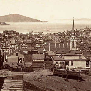 San Francisco, from California and Powell Street, 1864, printed ca. 1876