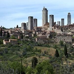 San Gimignano in Italy, 14th-15th century
