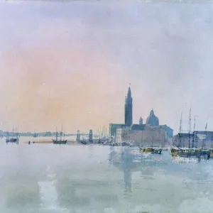 San Giorgio Maggiore from the Dogana, 1819. Artist: JMW Turner