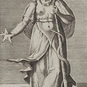 Sanitas, from Prosopographia, ca. 1585-90. ca. 1585-90. Creator: Philip Galle