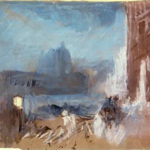 The Santa Maria della Salute, Venice, at night, 1840. Artist: JMW Turner