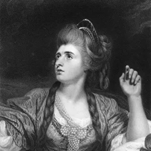 Sarah Siddons, English tragic actress, (1836). Artist: W Holl