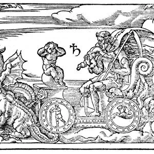Saturn, Roman god of time, 1569