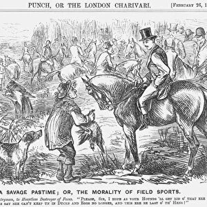 A Savage Pastime; or, the Morality of Field Sports, 1870. Artist: Georgina Bowers