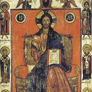 The Saviour Enthroned with Selected Saints, end of 13th - early 14th century