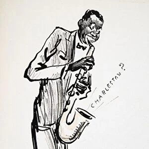 Saxophonist, from White Bottoms pub. 1927