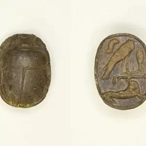 Scarab: Falcon with Antelope, Egypt, Middle Kingdom-New Kingdom