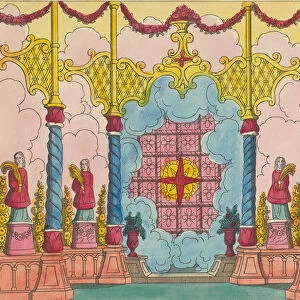 Scene 14, from Jack the Giant Killer, Scenes for a Toy Theater, 1870-90