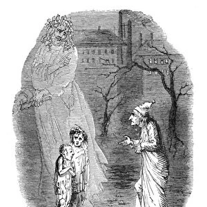 Scene from A Christmas Carol by Charles Dickens, 1843