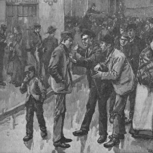 Scene During The Preston Strike, c1890. Artist: William Rainey