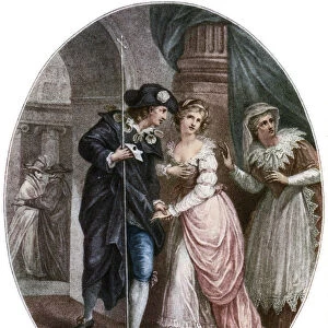 Scene from Shakespeares Romeo and Juliet. Artist: Francesco Bartolozzi