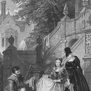 Scene From Sir Walter Scotts Kenilworth. Wayland, Amy Robsart & Janet, 1834