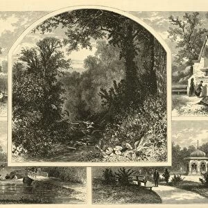 Scenes in Druid Hill Park, 1874. Creator: James H. Richardson