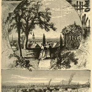Scenes at Springfield, 1874. Creator: John J. Harley