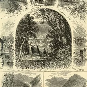 Scenes on the Susquehanna, 1874. Creator: W. H. Morse