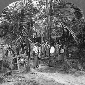 Schoolboys of the American Baptist Mission, Rangoon, Burma, 1908. Artist: Stereo Travel Co