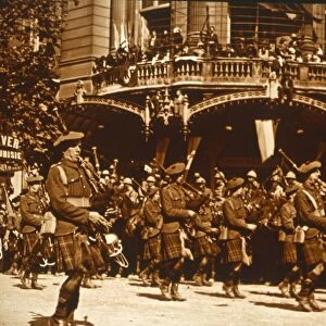 Scottish soldiers, 14 July 1919