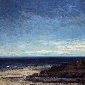The Sea, 1867. Artist: Courbet, Gustave (1819-1877)