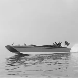 Sea sled Miss England under way, 1922. Creator: Kirk & Sons of Cowes