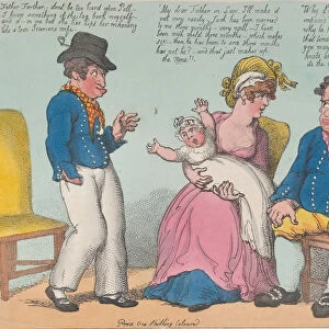 A Seamans Wifes Reckoning, July 15, 1812. July 15, 1812. Creator: Thomas Rowlandson